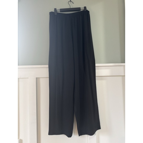summersalt Pants - Summersalt‎ The Perfect Wide Leg Pant Size Extra Small XS Satin Black